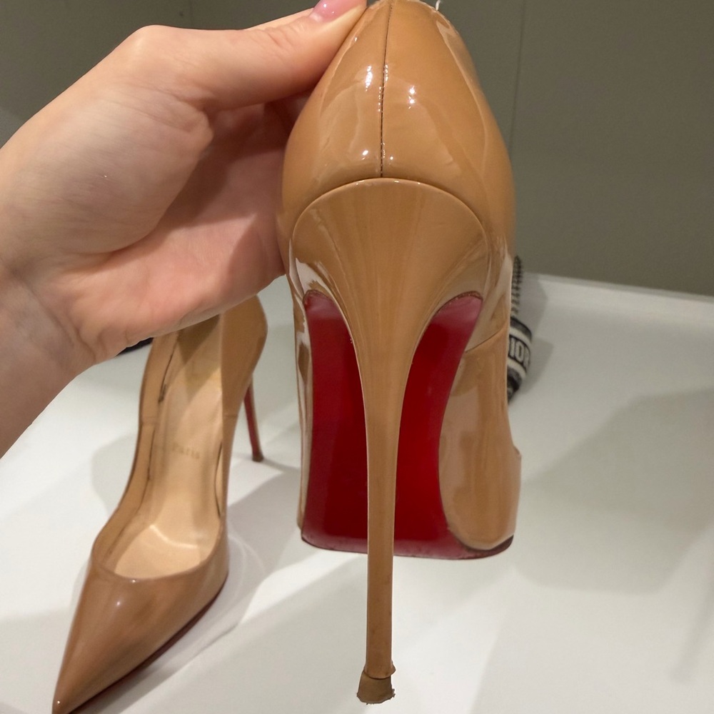 Christian Louboutin Nude Heels - Picture 9 of 14